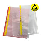 Cleanroom 11 Hole File Bag A4 A3 Dust Free ESD Anti Static Document Bag สีชมพูหรือเหลือง