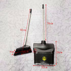 ห้องสะอาด อุตสาหกรรม แอนติสแตตติก พลาสติก Brush Broom Foldable Dustpan ESD Broom Dustpan Set