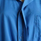 ESD เสื้อกันฝุ่น สเปนเด็กซ์ แมนช์ฟ์ ฟรีฝุ่น โพลีเอสเตอร์ ลินท์ฟรี สมาค สําหรับห้องทําความสะอาดห้องปฏิบัติการ