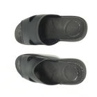 รองเท้าแตะ PU แบบกระจายไฟฟ้าสถิตสำหรับคลีนรูมสวมสีดำขนาด 34 # - 46 #