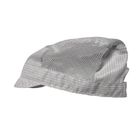 ทนทาน ESD ปลอดภัยชายหมวก W ขนาดตาข่ายปรับ W Velcro Dustless ผ้าโพลีเอสเตอร์