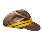 OEM สีน้ำตาล ESD หมวกป้องกันไฟฟ้าสถิต 99% โพลีเอสเตอร์ 1% คาร์บอนไฟเบอร์