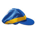 ESD Anti Static Hat สีน้ำเงิน 98% โพลีเอสเตอร์ 2% คาร์บอนไฟเบอร์สำหรับคลีนรูม