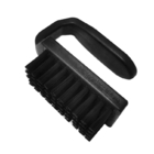 ขนแปรงไนล่อน PCB ทำความสะอาดป้องกันไฟฟ้าสถิตย์ ESD Brush Tool U Type Black Plastic