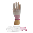ถุงมือทำงานเพื่อความปลอดภัยในอุตสาหกรรมปลอดฝุ่น โพลีเอสเตอร์ 100%