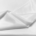 100% Polyester 1x2 Twill Woven Autoclavable Cleanroom Fabric สีขาวและสีฟ้าอ่อน