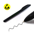 ปากกาเจลสีดำป้องกันไฟฟ้าสถิตย์ ESD 0.5 มม. พร้อมโลโก้ป้องกันไฟฟ้าสถิตย์สำหรับสำนักงานคลีนรูม