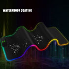 แผ่นรองเมาส์เล่นเกม RGB หลากสีไร้สายชาร์จกันน้ำแผ่นรองเมาส์ XXL 800*300*4mm