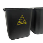 35L PP พลาสติกสี่เหลี่ยม ถังขยะออนติสแตตติก ESD อิเล็กทรอสแตตติกห้องสะอาดกล่องเครื่องมือกล่องขยะ