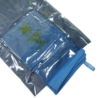 ผงสับซ้อนสูง สามารถถูกล้างได้ฟรีลินท์ ห้องสะอาด Wiper ผ้าไมโครไฟเบอร์ ห้องสะอาด ESD ผ้าคลุมสําหรับห้องปฏิบัติการ