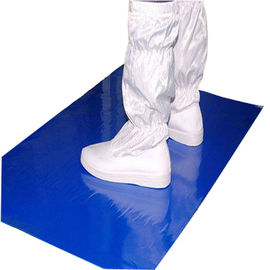 26&quot; x 45&quot; Walk Off Adhesive Cleanroom แผ่นรองเม้าส์ สี ฟ้า ขาว 30 / 60 เลข