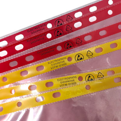11 หลุม กระเป๋าเอกสารห้องสะอาดสีชมพูหรือสีเหลือง A4 A3 กระเป๋าเอกสาร ESD ที่ไม่สะอาดฝุ่น