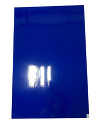 คลีนรูม PE แบบใช้แล้วทิ้งสีน้ำเงินขาว 30 ชั้น High Tackiness 18 &quot;x 36&quot;