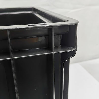 Esd Anti Static Turnover Box กล่องยนต์สีดําขนาดใหญ่ สิ้นส่วนรถยนต์