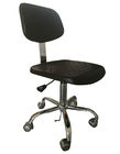 Polyurethane ESD Safe Chairs ป้องกันไฟฟ้าสถิตย์พร้อมฐานโครเมี่ยมและลูกล้ออลูมิเนียม