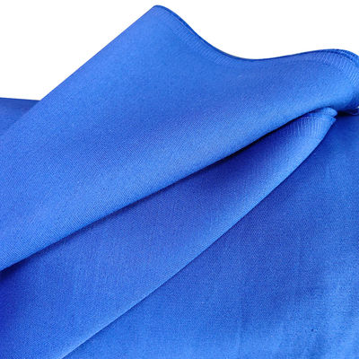 สีน้ําเงิน 100% ผ้าปูน ผ้ากันไฟ ผ้ากันสแตตติก ผ้ากันสแตตติก ESD ผ้าเสื้อกันไฟ