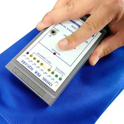 สีน้ําเงิน 100% ผ้าปูน ผ้ากันไฟ ผ้ากันสแตตติก ผ้ากันสแตตติก ESD ผ้าเสื้อกันไฟ