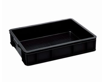 PP Conductive ESD Shipping Trays ซีรีย์ EU ที่นำกลับมาใช้ใหม่ได้สำหรับพื้นที่ EPA