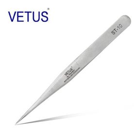 สีโลหะ เครื่องมือที่ไม่ปลอดภัย ESD VETUS แหนบสแตนเลสที่มีความแม่นยำ