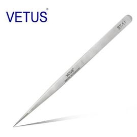 สีโลหะ เครื่องมือที่ไม่ปลอดภัย ESD VETUS แหนบสแตนเลสที่มีความแม่นยำ