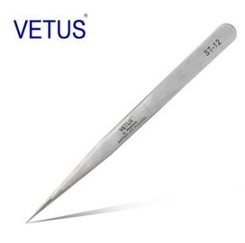 สีโลหะ เครื่องมือที่ไม่ปลอดภัย ESD VETUS แหนบสแตนเลสที่มีความแม่นยำ
