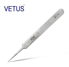 สีโลหะ เครื่องมือที่ไม่ปลอดภัย ESD VETUS แหนบสแตนเลสที่มีความแม่นยำ