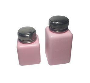 ขวดกด ESD สีขาวสีน้ำเงินสีชมพู