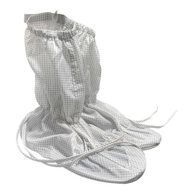 รองเท้า ESD Anti Static สีขาว 5 มม เข็มขัด เนื้อผ้า ESD รองเท้ารองเท้าความปลอดภัย รองเท้ารองเท้ากันฝุ่นห้องสะอาด