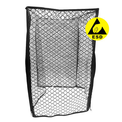 คุณภาพสูง ป้องกันสแตตติก PVC Grid Cover ESD SMT PCB Magazine Racks Cover เหมาะสําหรับ 355x320x563mm