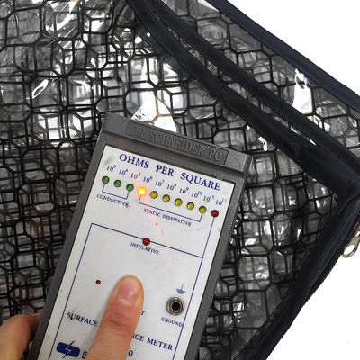 คุณภาพสูง ป้องกันสแตตติก PVC Grid Cover ESD SMT PCB Magazine Racks Cover เหมาะสําหรับ 355x320x563mm
