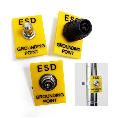 สถานที่ ESD Earth 1x10mm Stud โซค็อตสับสนที่ดินสีเหลือง