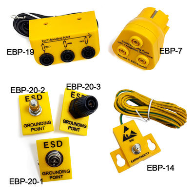 สถานที่ ESD Earth 1x10mm Stud โซค็อตสับสนที่ดินสีเหลือง