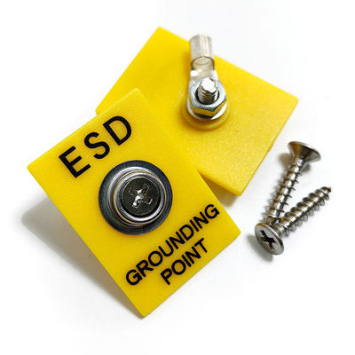 สถานที่ ESD Earth 1x10mm Stud โซค็อตสับสนที่ดินสีเหลือง