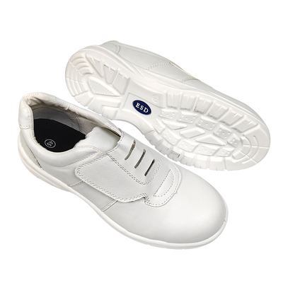 ไม่มีการผูกเชือก Velcro การออกแบบ ESD รองเท้าความปลอดภัย