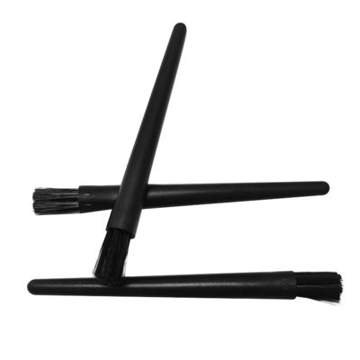 แปรงป้องกันไฟฟ้าสถิต ESD ขนาดเล็ก ไฟเบอร์คาร์บอน สำหรับทำความสะอาดอุตสาหกรรม แปรงป้องกันไฟฟ้าสถิต