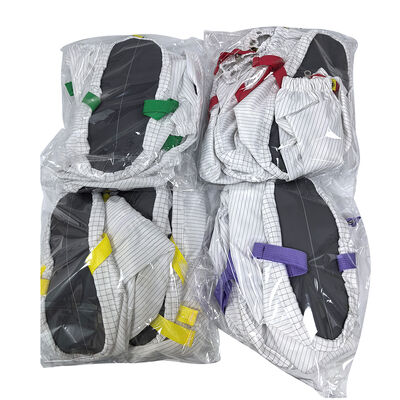 ห้องสะอาด ESD Anti Static รองเท้าหลอดยาวที่ไม่มีฝุ่น