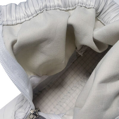 รองเท้านิรภัยหัวเหล็ก ESD ป้องกันไฟฟ้าสถิต สีขาว สำหรับชุดทำงานในโรงงานอุตสาหกรรม