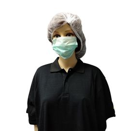 ผ้าฝ้ายถักนิตติ้ง 5 มม. เสื้อโปโลแขนสั้นป้องกันไฟฟ้าสถิตย์พร้อมป้าย ESD
