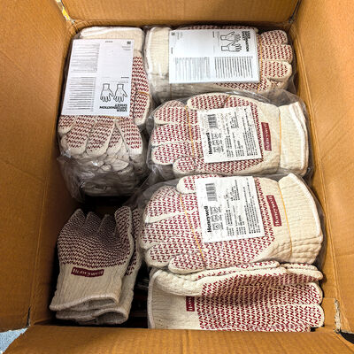 ถุงมือทนความร้อนที่ท่วมด้วยไนทรีล สําหรับการทํางานในอุณหภูมิสูง