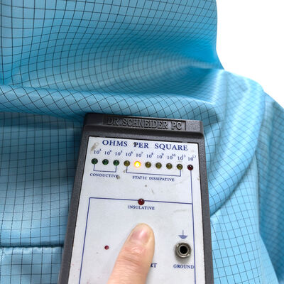 สีฟ้า 3 มิติ แอนติสแตติก จับสตูดกับหมวกและหน้ากาก