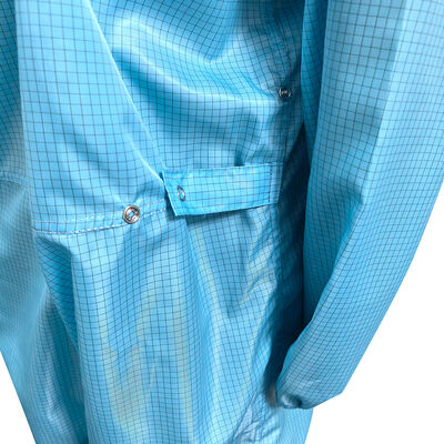 สีฟ้า 3 มิติ แอนติสแตติก จับสตูดกับหมวกและหน้ากาก