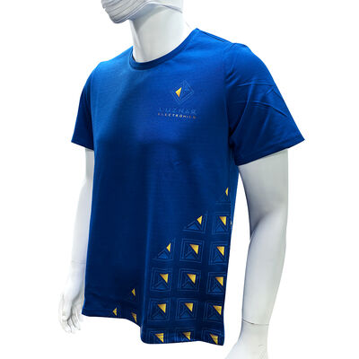 ESD Breathable Pique Short Sleeve T Shirt For Cleanroom Electronics Use