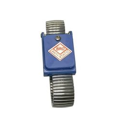 1 Meg Ohm Resistor ESD Safe Silver Black Blue Metal Cordless Anti-Static Wrist Band