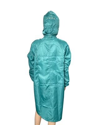 Workshop 5mm Stripe Dust Free ESD Uniform Coat พร้อมฮูด