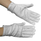 ถุงมือผ้าฝ้ายคลีนรูมความปลอดภัยระบายอากาศ 8.5 ซม