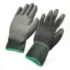 ถุงมือเคลือบ PU ป้องกันไฟฟ้าสถิต ESD สำหรับสวมใส่ในอุตสาหกรรม