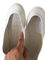 รองเท้าป้องกันไฟฟ้าสถิตย์คลีนรูมสำหรับรองเท้าบูท ESD แขนยาว หนังสีขาว Upper