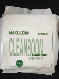 140GSM Cleanroom Wiper Polyester Double Knit Wiper ขนาด 4"x4" 6"x6" 9"x9" 12"x12"