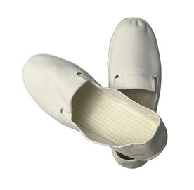 รองเท้าเซฟตี้ ESD กันลื่นบนผ้าใบ Non Hole Unisex For Precision Electronics