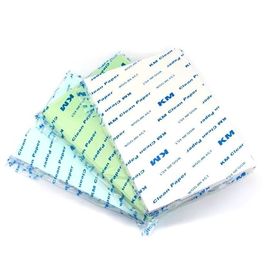 กระดาษทำความสะอาดกระดาษทิชชู่แบบคงที่สีฟ้าไม่มีฝุ่นสำหรับห้องปลอดเชื้อ ISO เท่านั้น